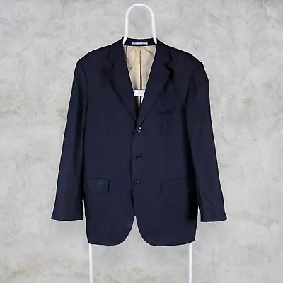 Gant Linen Blazer Navy Blue Men's 48 Large • £40