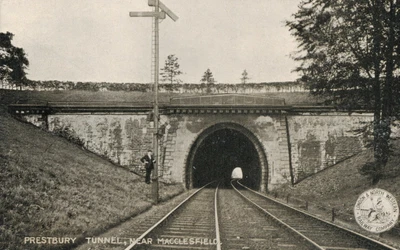 £5.95 • Buy LNWR Railway Postcard C1919 Steam Railway Advert Prestbury Tunnel   Macclesfield