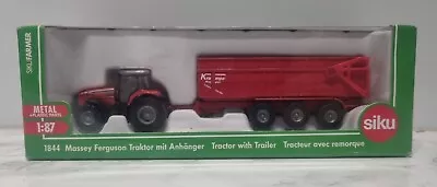 £18.50 • Buy SIKU NO.1844 1:87 Scale MASSEY FERGUSON TRACTOR With TRAILER