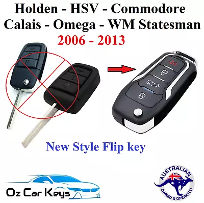 Hsv Holden Ve Commodore Omega Ss Sv6 Calais Berlina Wm Statesman Remote Flip Key • $54