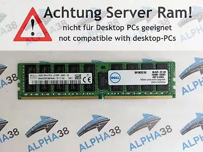 SK Hynix 16 GB Rdimm DDR4-2133 Dell Precision Work Station T7810 XL Server RAM • $47.40