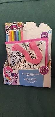 Colour Your Own Tote Bag My Little Pony Craft Design With 6 Markers • £9