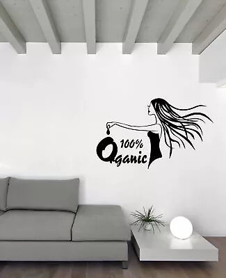 Vinyl Wall Decal Stickers Modern Organic Nail Salon Beauty Studio Logo (n1759) • $21.99