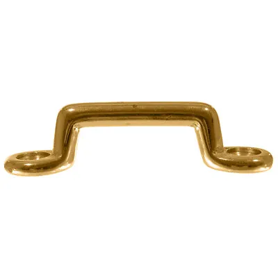 Footman Loop By Paracord Planet 1  Solid Brass Finish For Webbing Kayak Canoe • $6.79