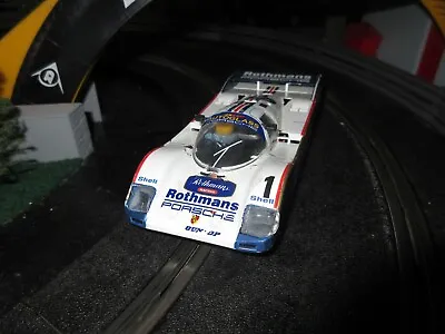 Scalextric Car Porsche 962 C444 Custom Livery Very Fast Many New Parts. • £24.99