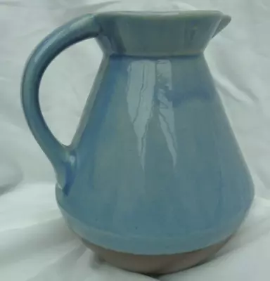 Beautiful Blue Crackle Ceramic Stoneware Vase Jug Pitcher Glazed • £18.99