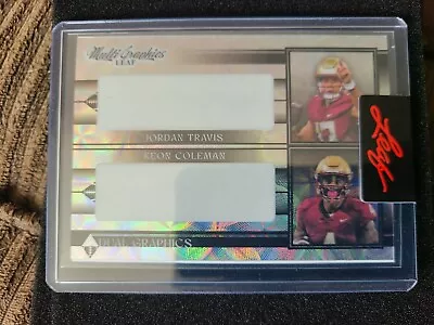 2023 Leaf Jordan Travis Keon Coleman 1/1 Multigraphics Florida St Seminole  • $25