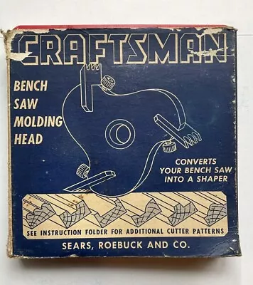 Craftsman 9-3200 Bench Saw Molding Head W/ 6 Sets Of Cutters Planer Shaper • $25