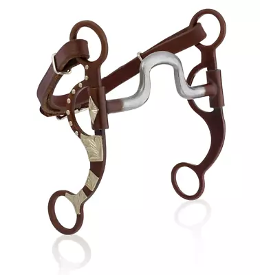 Mikmar Heirloom Legacy Bit With Antique Bronze Shanks And GS Trim | Horse Bits • $149.95