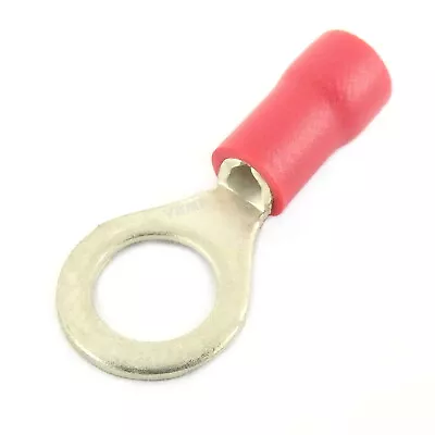 Insulated Ring Crimp Terminals Electrical Cable Connector Red Blue Yellow  • £2.10