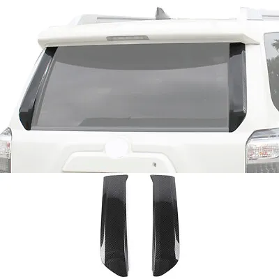 2x Carbon Fiber Rear Tailgate Window Pillar Molding Cover Trim For 4Runner 2010+ • $75.99