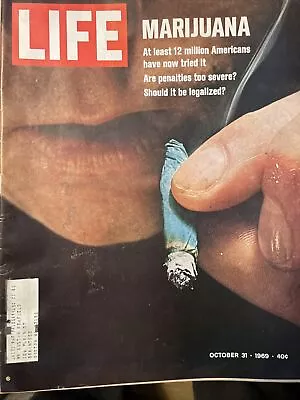 Life Magazine October 31 1969 Marijuana HR Pufnstuf Muppets Jim Henson Sesame St • $4.10