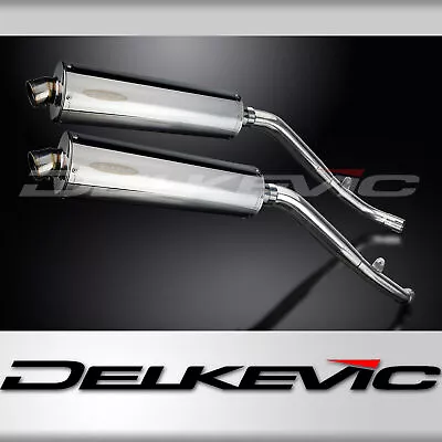 HONDA XL1000 V VARADERO 1999-14 450mm OVAL STAINLESS BSAU SILENCER EXHAUST KIT • $385.97