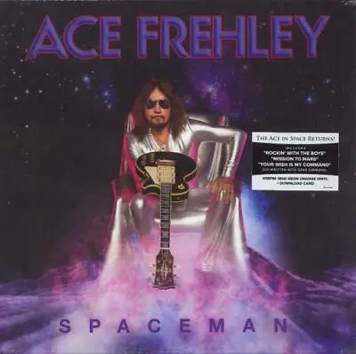 Spaceman - 180gm Neon Orange Vinyl Ace Frehley 2-LP  (Double ) • £44.19