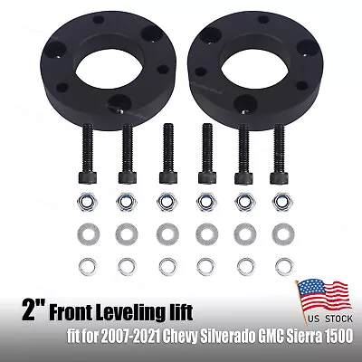 $30.39 • Buy 2  Front Leveling Lift Kit For 2007-2021 Chevy GMC Silverado Sierra 1500 2WD 4WD