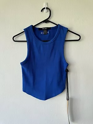 New Ksubi Womens Syndicate Tank Cobalt Blue Singlet Tee Top Extra Small Xs 6  • $45