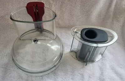 Magimix Cuisine Food Processor 4200XL 5200XL Main Lid & Pusher ONLY!! Red Handle • £44.95