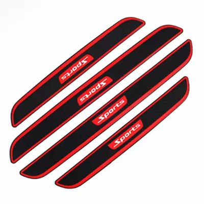 Car Door Plate Sill Scuff Cover Anti Scratch Decals Protector Carbon Fiber Look • $25.10