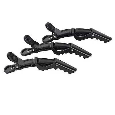 Hair Clips Alligator Crocodile Women Sectioning Non-slip Styling Black 10x • $11.20