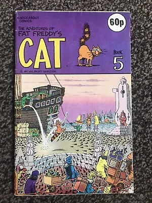 FAT FREDDY'S CAT Comic #5 - UK 1st Printing 1980 - Excellent Condition • £12.50