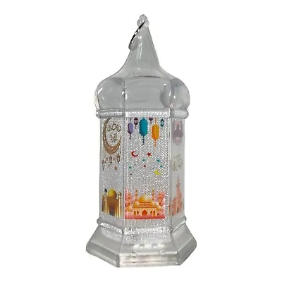 Lantern Ornament LED Light Ramadan Lamp Muslim Hanging Decoration • $7.99