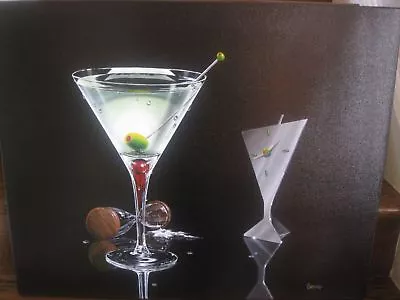 Michael Godard 'Martini Time' Original Painting 2003 • $19900