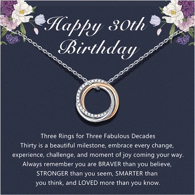 D Dongjiangjin Gift 30th 40th 50th 60th 70th Birthday Gifts For Women Her 30 4 • £19.74