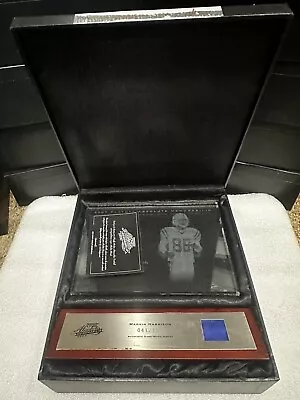 Marvin Harrison 2003 Playoff Absolute Memorabilia Glass Etched Jersey Plaque 150 • $34.99