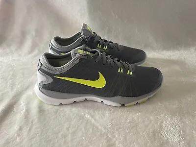 Nike Flex Supreme TR 4 Grey Volt 823668-003  Running Shoes Women’s Size 8 • $17