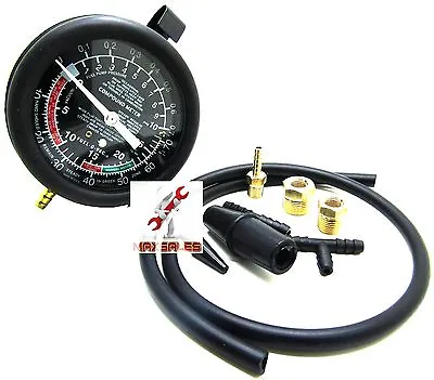 $18.99 • Buy Fuel Pump & Vacuum Gauge Tester Pressure Test New Auto Mechanic Tester Repair HD