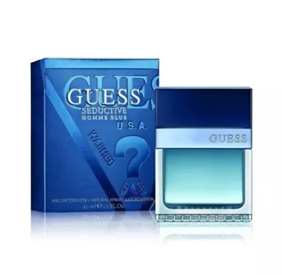 £25 • Buy Guess Seductive Homme Blue EDT Spray 50ml NEW Sealed