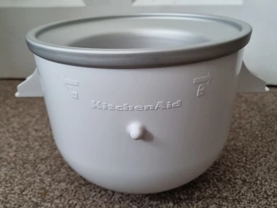 £60 • Buy KitchenAid Ice Cream Maker Attachment Freeze Bowl 5KICA0WH - Brand New