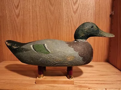 Rare 1920s Original Sperry Drake Mallard Wooden Duck Decoy New Haven CT • $21.71