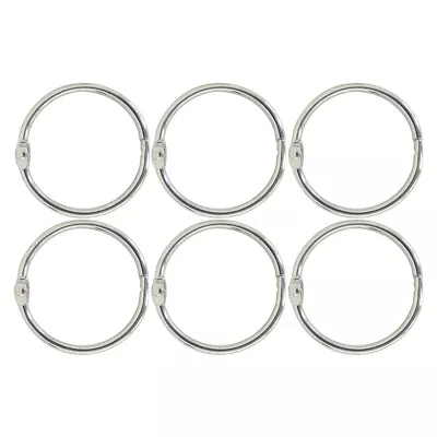 5/10/15/30x DIY Binder Book Keyring Loose Leaf Binding Cards Rings Metal Hinged • $17.76