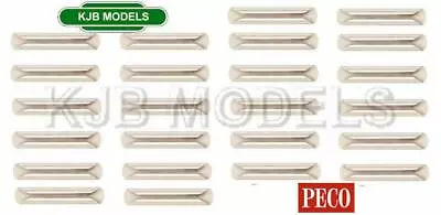 BNIB OO Gauge PECO SL-10 Nickel Silvel Rail Joiners For Code 100 Rail (24 Pk) • £3.95