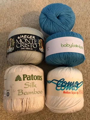 £5 • Buy New-sirdar Snuggly-baby Bamboo-patons Silk Bamboo-jaeger Monte Cristo-wendy Como