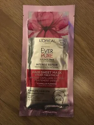 L'Oreal Paris EverPure Hair Sheet Mask Deep Moisture / Intense Repair 1 Ct • $9.95