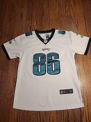 Nike Zach Ertz Philadelphia Eagles On Field Jersey Youth Size XL NFL #86 White • $35.23