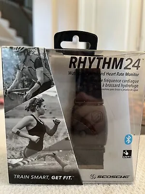 Scosche Rhythm Heart Rate Monitor Armband Running Dual Band ANT+ Bluetooth Black • $45
