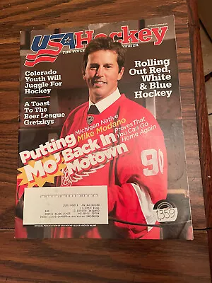 Mike Modano On Cover Of Sept. 2010 Usa Hockey Magazine • $9.99