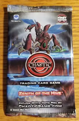 Chaotic TCG Zenith Of The Hive Booster 1st Edition NEW Sealed Kelvedran Pack • $12.95