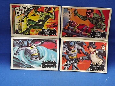 A&BC 1966 Batman Black Bat Pink Back - 4 Cards • £4