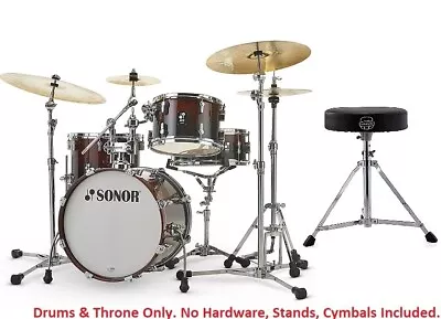 Sonor AQ2 Brown Fade Lacquer BOP 18x14_14x13_12x8_14x6 Drums Shells +Throne NEW • $1129