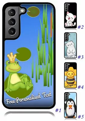 $9.98 • Buy Personalised Text Back Case For Samsung S22 S21 S20 S10 S9 S8 S7 Ultra Plus FE