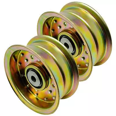 (2) Flat Double Idler Pulley 5-3/4 In. For Bad Boy 033-5001-00 • $45.99