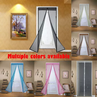 £0.99 • Buy Magnetic Door Net Insect Magic Screen Bug Mosquito Fly Insect Curtain Mesh Guard