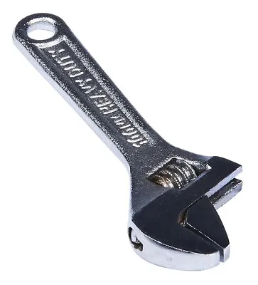 Mini Adjustable Spanner Wrench 4  100mm Shifter Mini DIY Spanner Carbon Steel Ne • £3.99