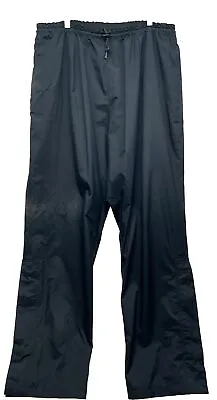 FootJoy DryJoys Mens Size XL Black Adjustable Waist Golf Rain Pants (S1) • $25.19