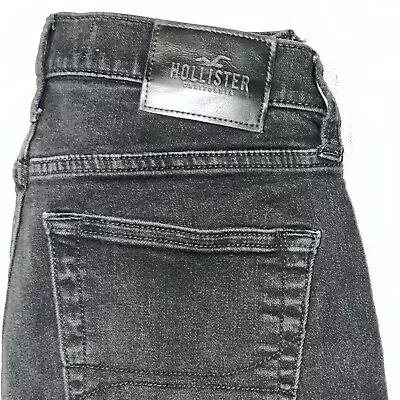 Hollister Men’s Super Skinny 30x30 Advanced Stretch Black Jeans Preowned • $21.99