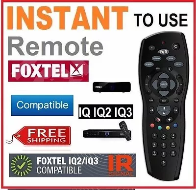 Brand New FOXTEL Remote Control Replacement For FOXTEL IQ IQ2 IQ3   • $18.99